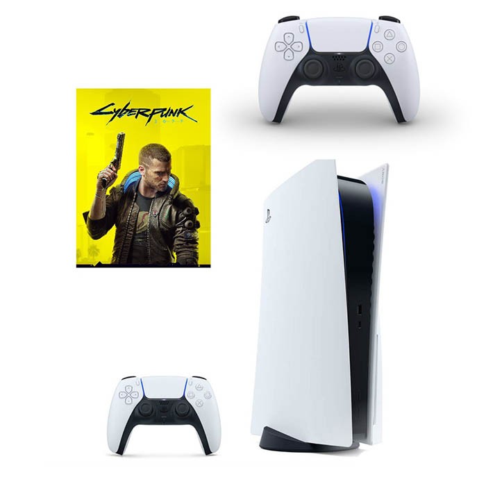 Playstation 5 Console EUROPE +Dual Sense +Ps4 Cyberpunk(PS5 upgrade)